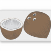 Sticker Noix de coco (Devant)