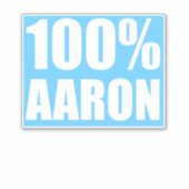 Sticker Nom Aaron (Devant)