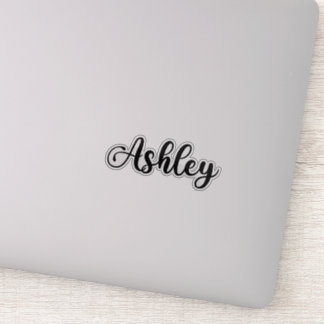 Sticker Nom Ashley - Calligraphie manuscrite