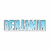 Sticker Nom Benjamin (Devant)
