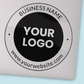Sticker Nom commercial et site Web ou Slogan | transparent