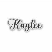 Sticker Nom de Kaylee - Calligraphie manuscrite (Devant)