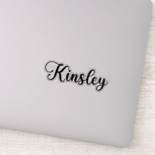 Sticker Nom de Kinsley - Calligraphie manuscrite