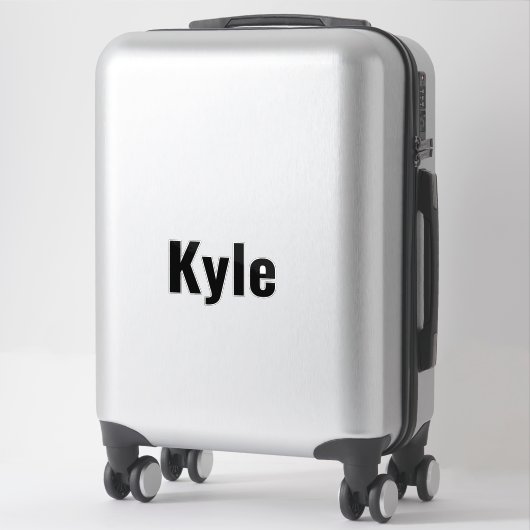Sticker Nom de Kyle Mens, (Sur valise)