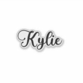 Sticker Nom de Kylie - Calligraphie manuscrite (Devant)