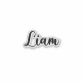 Sticker Nom de la liam - Calligraphie manuscrite (Devant)