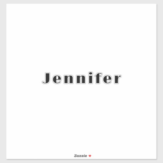 Sticker Nom de la servante de Bridesmaid Monogram Fête des (Feuille)