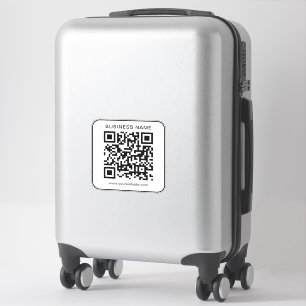 Sticker Nom de l'entreprise Url QR Code Modèle Personnalis
