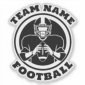 Sticker Nom de l'équipe de football et numéro du joueur Sp (Devant)