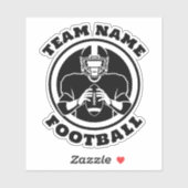 Sticker Nom de l'équipe de football et numéro du joueur Sp (Feuille)