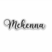 Sticker Nom de Mckenna - Calligraphie manuscrite (Devant)