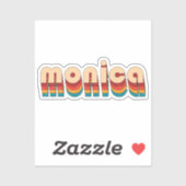 Sticker Nom de Monica (Feuille)