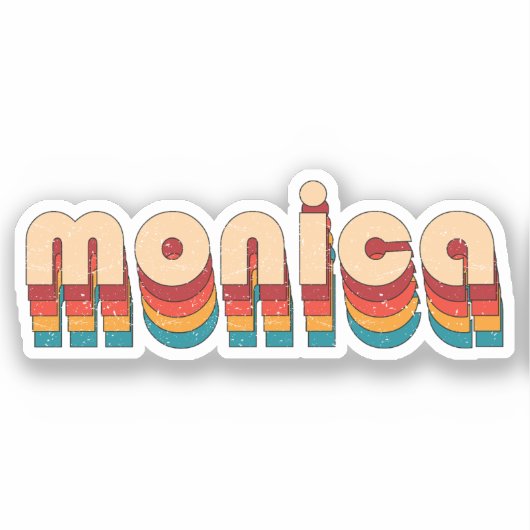 Sticker Nom de Monica (Recto)