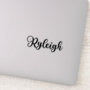 Sticker Nom de Ryleigh - Calligraphie manuscrite