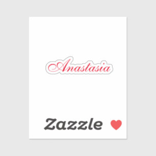 Sticker Nom d'écriture professionnelle classique personnal