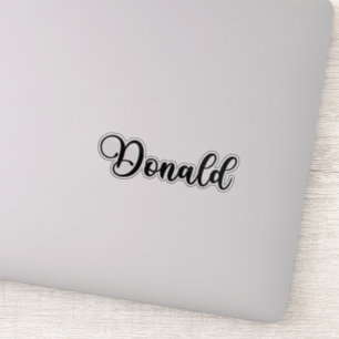Sticker Nom Donald - Calligraphie manuscrite