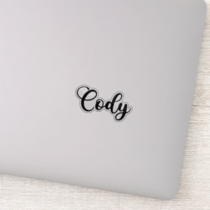 Sticker Nom du cody - Calligraphie manuscrite