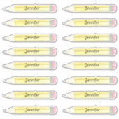 Sticker Nom du crayon (Devant)