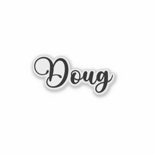 Sticker Nom du document - Calligraphie manuscrite (Devant)