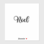 Sticker Nom du noeud - Calligraphie manuscrite (Feuille)
