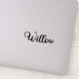 Sticker Nom du Willow - Calligraphie manuscrite