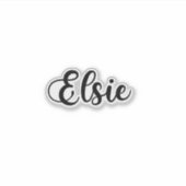 Sticker Nom Elsie - Calligraphie manuscrite (Devant)