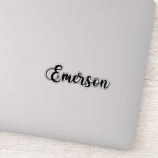 Sticker Nom Emerson - Calligraphie manuscrite