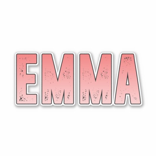 Sticker Nom Emma (Devant)