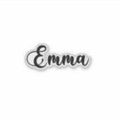 Sticker Nom Emma - Calligraphie manuscrite (Devant)