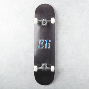 Sticker Nom étoilé bleu Eli,