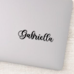 Sticker Nom Gabriella - Calligraphie manuscrite