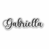 Sticker Nom Gabriella - Calligraphie manuscrite (Devant)