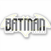 Sticker Nom Hi-Tech Graphique de Batman (Devant)