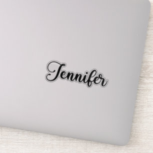 Sticker Nom Jennifer - Calligraphie manuscrite