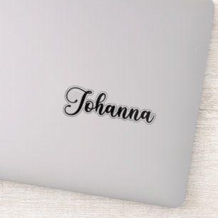 Sticker Nom Johanna - Calligraphie manuscrite