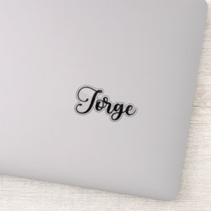 Sticker Nom Jorge - Calligraphie manuscrite