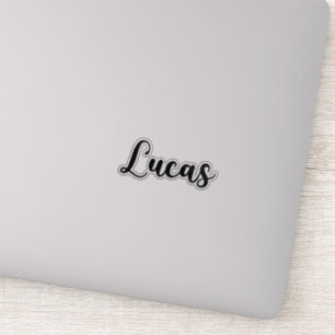 Sticker Nom Lucas - Calligraphie manuscrite