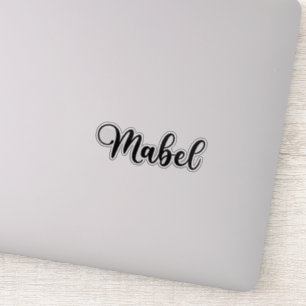 Sticker Nom Mabel - Calligraphie manuscrite