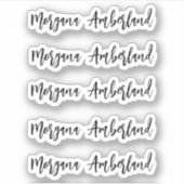 Sticker Nom manuscrit moderne (Devant)