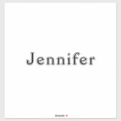 Sticker Nom Monogram Graduation Party Mariage Bridesmaid (Feuille)