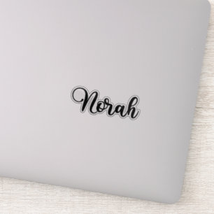 Sticker Nom Norah - Calligraphie manuscrite