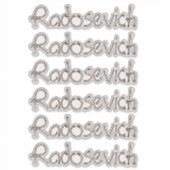 Sticker Nom personnalisé (Devant)