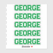 Sticker Nom personnalisé (Feuille)