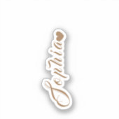 Sticker Nom personnalisé (Recto)