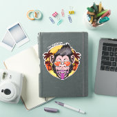 Sticker Nom personnalisé Beach Monkey (Couverture iPad)