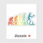 Sticker Nom personnalisé de l'évolution de la balle (Feuille)