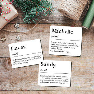 Sticker Nom personnalisé Définition Friend Dictionary Ami 