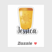 STICKER NOM PERSONNALISÉ ÉCRAN SOLEIL (Feuille)