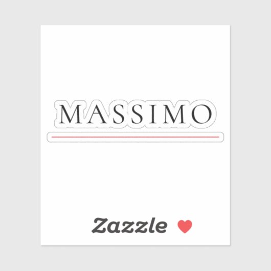Sticker Nom propre Décoratif Chic Simple Uni Noir Blanc (Feuille)