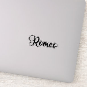 Sticker Nom Romeo - Calligraphie manuscrite